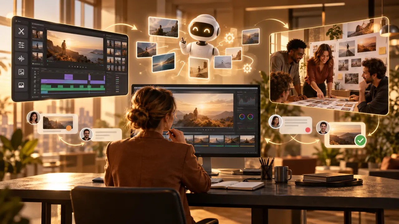 Création vidéo entreprise : logiciel, IA ou agence, que choisir selon vos validations ?
