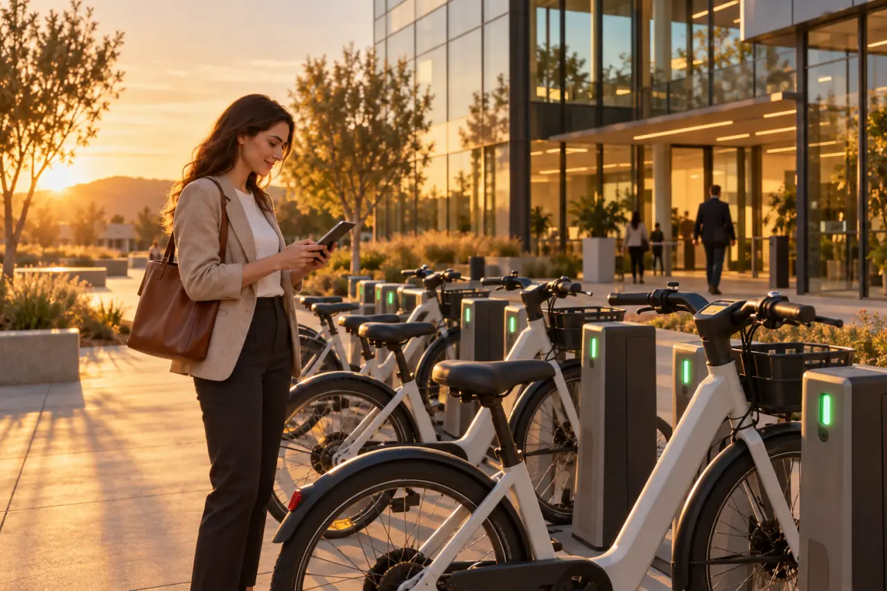 Une flotte vélo en entreprise se pilote d’abord sur la disponibilité